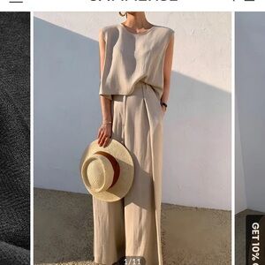 NWT Commense Khaki set